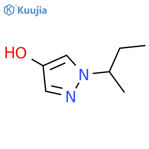 1-(butan-2-yl)-1H-pyrazol-4-ol structure