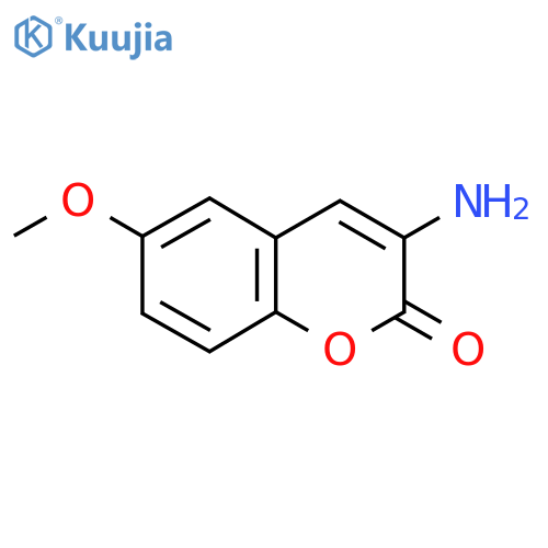 3-Amino-6-methoxy-2H-chromen-2-one structure