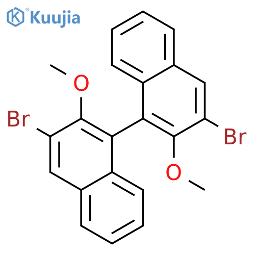 (R)-3,3'-Dibromo-2,2'-dimethoxy-1,1'-binaphthyl structure
