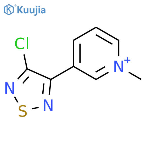 3-(4-chloro-1,2,5-thiadiazol-3-yl)-1-methylpyridinium iodide structure