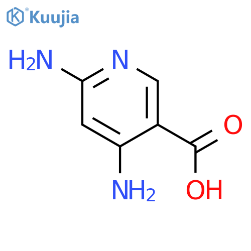 4,6-Diaminonicotinic acid structure