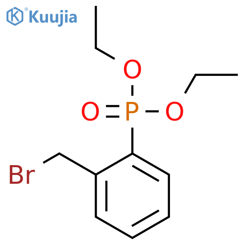 Phosphonic acid, [2-(bromomethyl)phenyl]-, diethyl ester structure