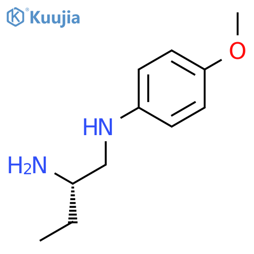 1,2-Butanediamine, N-(4-methoxyphenyl)-, (2S)- structure