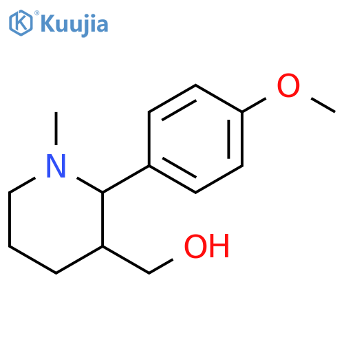2-(4-Methoxyphenyl)-1-methylpiperidin-3-ylmethanol structure