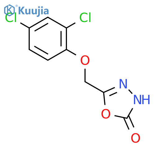 5-((2,4-Dichlorophenoxy)methyl)-1,3,4-oxadiazol-2(3H)-one structure