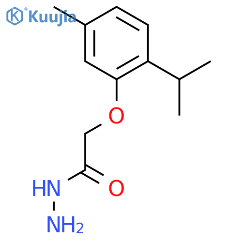 2-(2-Isopropyl-5-methylphenoxy)acetohydrazide structure