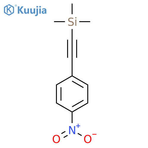 Trimethyl((4-nitrophenyl)ethynyl)silane structure