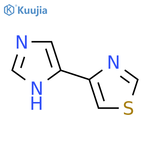 4-(1H-imidazol-4-yl)-1,3-thiazole structure