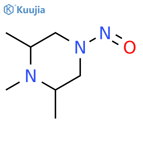 Piperazine,1,2,6-trimethyl-4-nitroso- structure