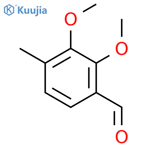 Benzaldehyde, 2,3-dimethoxy-4-methyl- structure
