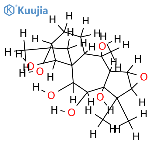 (1alpha,2beta,3beta.5beta.6beta,7alpha,10alpha,14beta,16alpha)-2,3-Epoxy-5,6,7,10,14,16-grayanotoxanexol structure