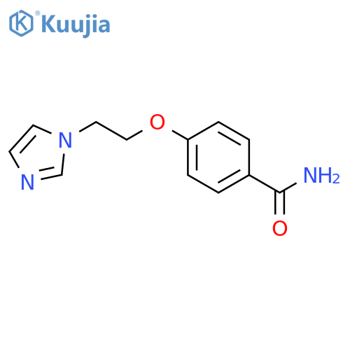BENZAMIDE, 4-[2-(1H-IMIDAZOL-1-YL)ETHOXY]- structure