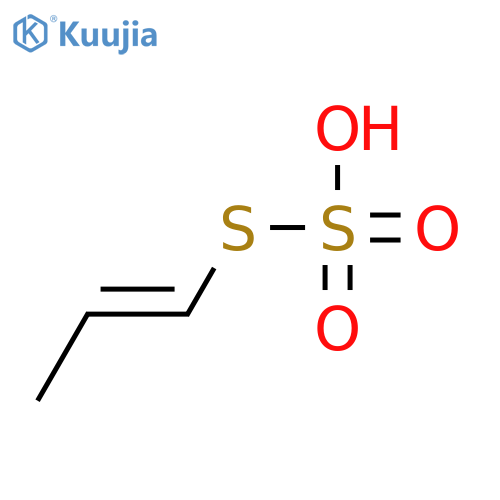 S-1-Propenyl thiosulfate; (Z)-form structure