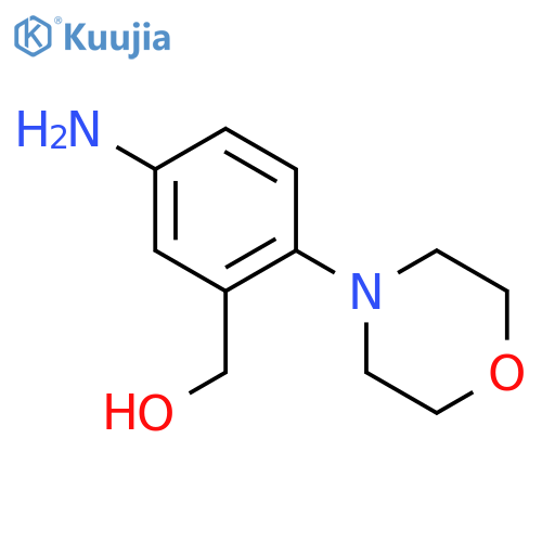 (5-Amino-2-morpholinophenyl)methanol structure