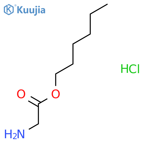 Glycine n-hexyl ester hydrochloride structure