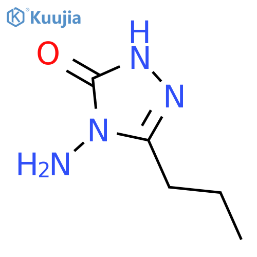 3H-1,2,4-Triazol-3-one, 4-amino-2,4-dihydro-5-propyl- structure