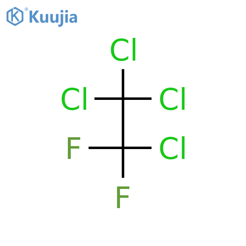 1,1,1,2-Tetrachloro-2,2-difluoroethane structure