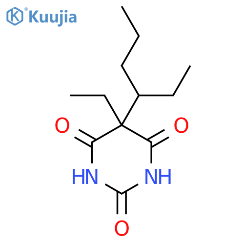 2,4,6(1H,3H,5H)-Pyrimidinetrione,5-ethyl-5-(1-ethylbutyl)- structure