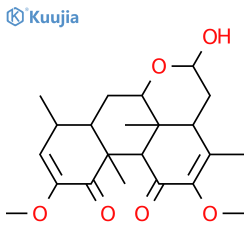 Picrasa-2,12-diene-1,11-dione,16-hydroxy-2,12-dimethoxy- structure