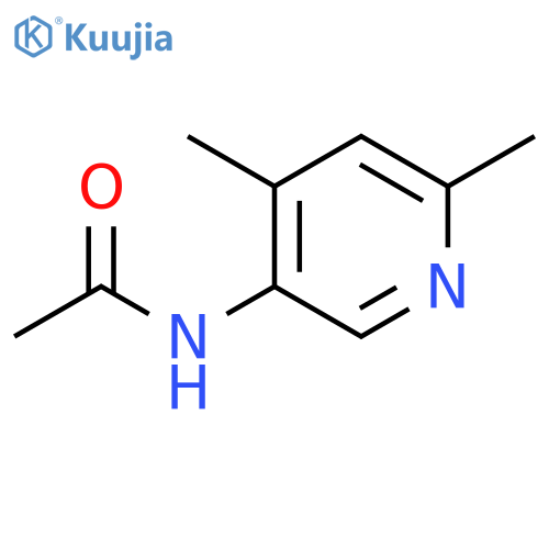 AcetaMide, N-(4,6-diMethyl-3-pyridinyl)- structure