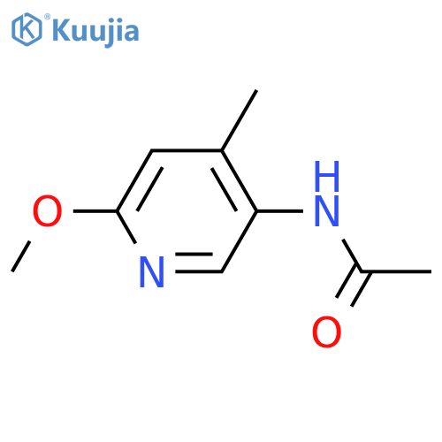 N-(6-Methoxy-4-Methylpyridin-3-yl)acetaMide structure