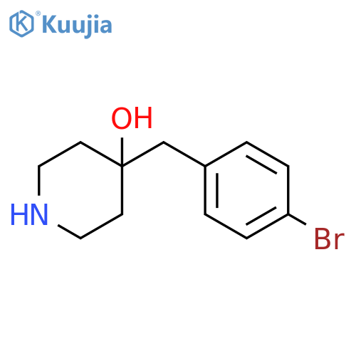 4-(4-bromophenyl)methylpiperidin-4-ol structure