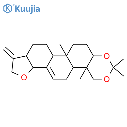 14,16-Epoxy-7,15(17)-abietadiene-3,18-diol; (ent-3β,13α,14α)-form, 3,18-Isopropylidene structure