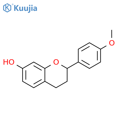 (2S)-2-(4-methoxyphenyl)-3,4-dihydro-2H-chromen-7-ol structure