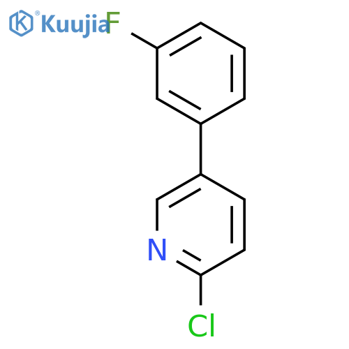 Pyridine, 2-chloro-5-(3-fluorophenyl)- structure