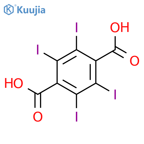 1,4-Benzenedicarboxylic acid, 2,3,5,6-tetraiodo- structure