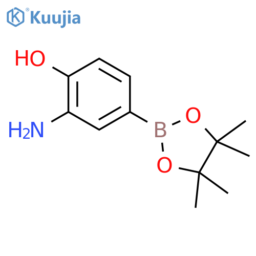 3-Amino-4-hydroxyphenylboronic acid pinacol ester structure