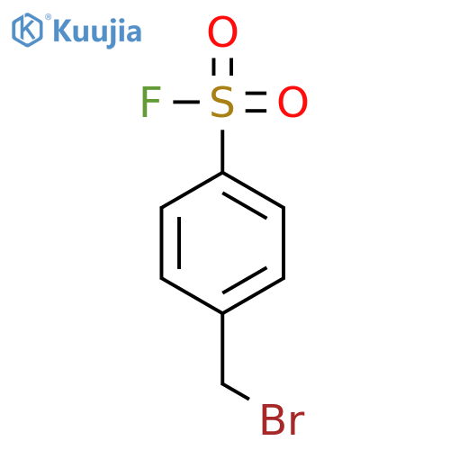 4-(bromomethyl)benzene-1-sulfonyl fluoride structure