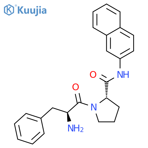 Phenylalanyl-proline-β-naphthylamide structure