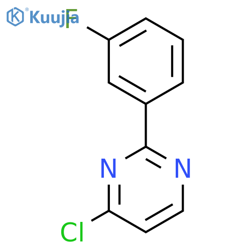 4-Chloro-2-(3-fluorophenyl)pyrimidine structure