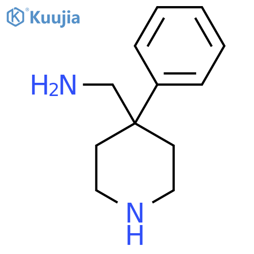 4-Phenyl-4-piperidinemethanamine structure