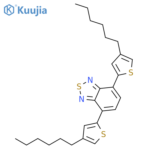 4,7-Bis(4-hexylthiophen-2-yl)benzo[c][1,2,5]thiadiazole structure