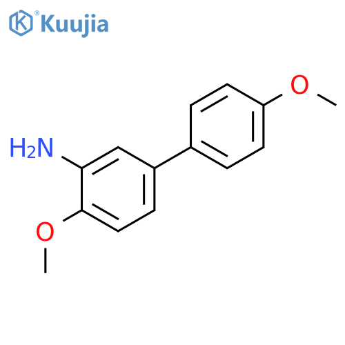 2-methoxy-5-(4-methoxyphenyl)aniline structure