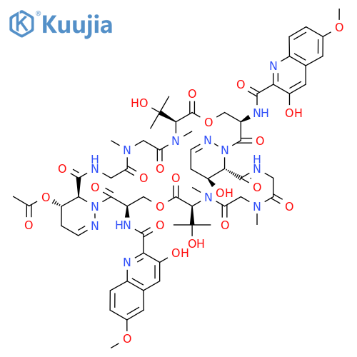 Luzopeptin b structure