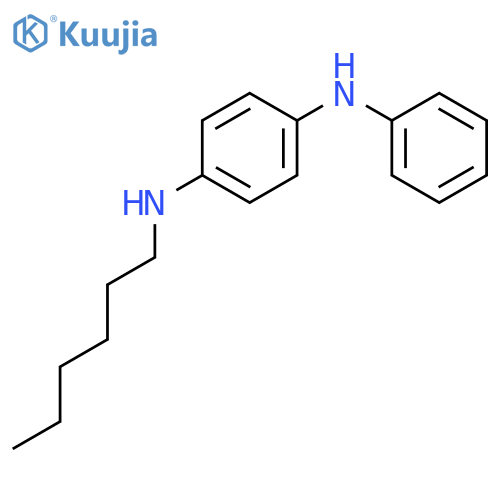1,4-BENZENEDIAMINE, N-HEXYL-N'-PHENYL- structure