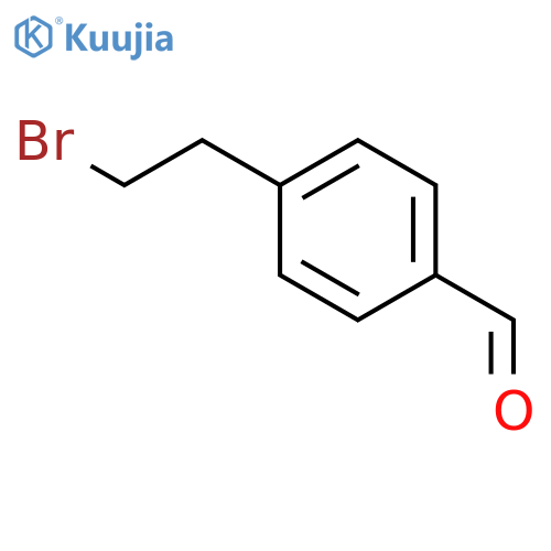 Benzaldehyde, 4-(2-bromoethyl)- structure
