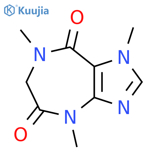 Imidazo[4,5-e][1,4]diazepine-5,8-dione,1,4,6,7-tetrahydro-1,4,7-trimethyl- structure