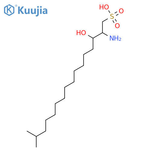 1-Hexadecanesulfonicacid, 2-amino-3-hydroxy-15-methyl- (9CI) structure