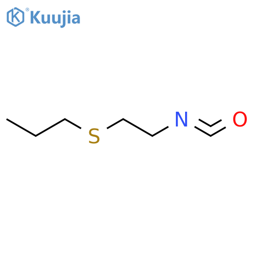 Propane, 1-[(2-isocyanatoethyl)thio]- structure