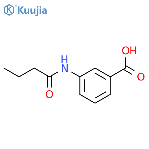 3-(Butyrylamino)benzoic Acid structure