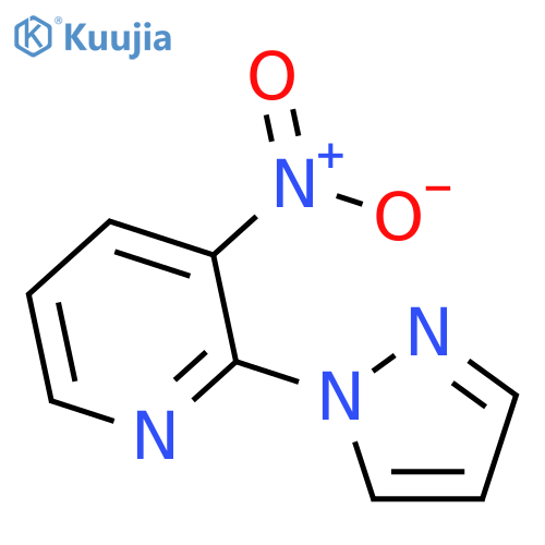 3-Nitro-2-pyrazol-1-yl-pyridine structure