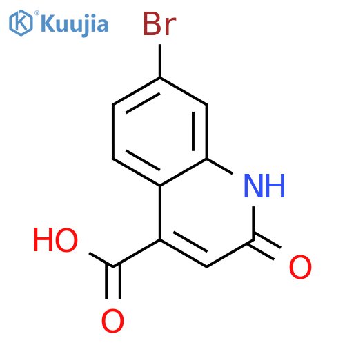 7-Bromo-2-oxo-1,2-dihydroquinoline-4-carboxylic acid structure