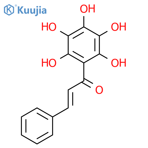 2-Propen-1-one, 1-(pentahydroxyphenyl)-3-phenyl-, (2E)- structure