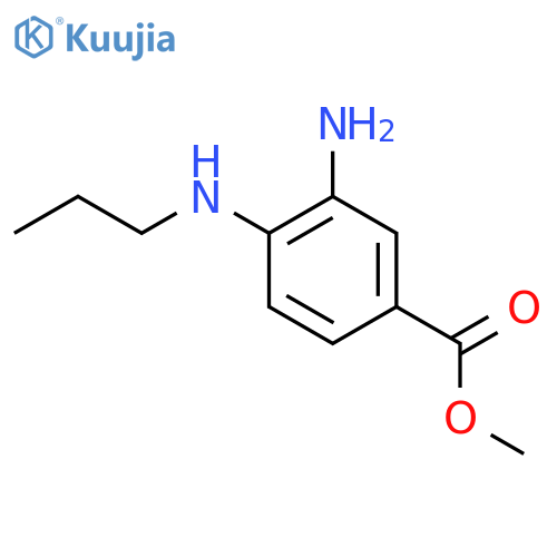 Methyl 3-amino-4-propylamino-benzoate structure