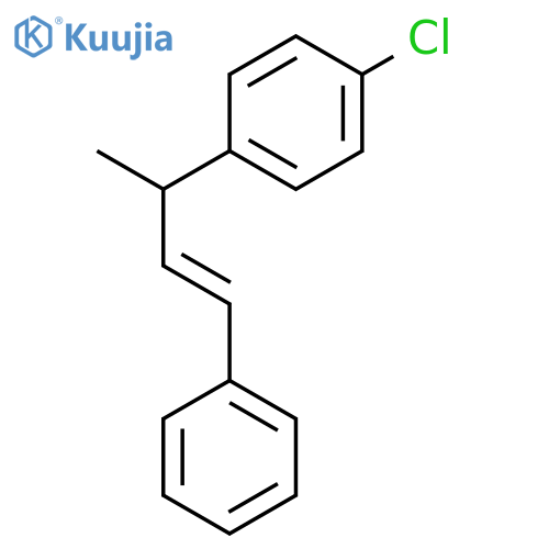 Benzene, 1-chloro-4-(1-methyl-3-phenyl-2-propenyl)- structure