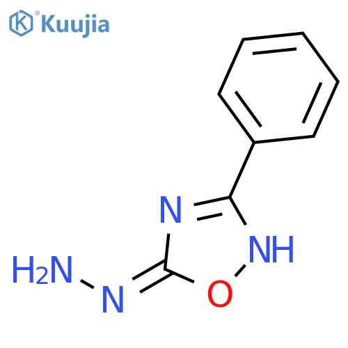 1,2,4-Oxadiazol-5(2H)-one, 3-phenyl-, hydrazone structure
